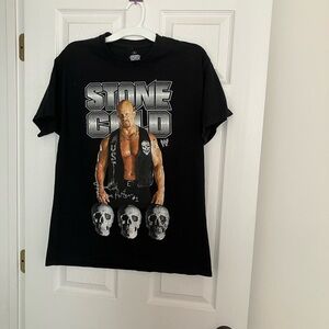 WWE Legends Stone Cold Steve Austin T-Shirt Men’s Size Large Print Front & Back